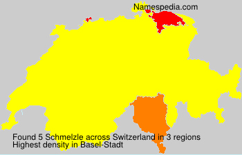 Surname Schmelzle in Switzerland