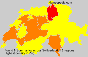 Surname Sommariva in Switzerland