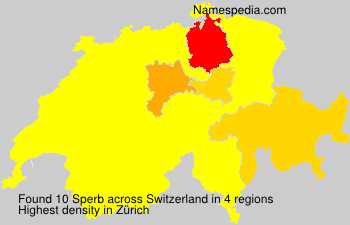 Surname Sperb in Switzerland