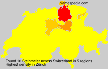 Surname Steinmeier in Switzerland