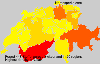 Surname Stoffel in Switzerland