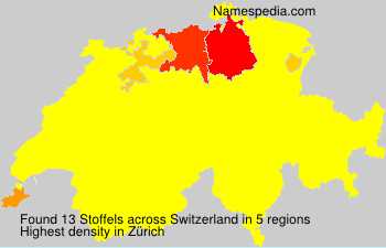 Surname Stoffels in Switzerland
