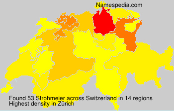 Surname Strohmeier in Switzerland