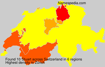 Surname Stuart in Switzerland
