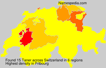 Surname Taner in Switzerland