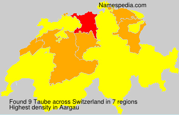 Surname Taube in Switzerland