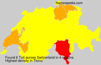 Surname Toti in Switzerland