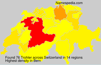 Surname Trohler in Switzerland