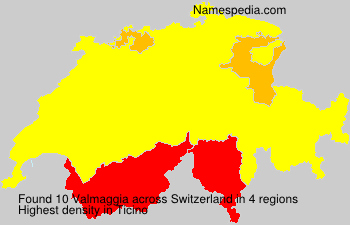 Surname Valmaggia in Switzerland