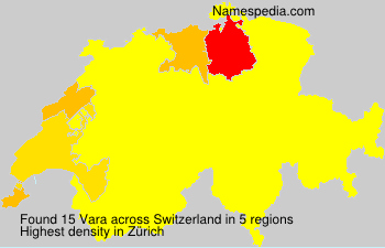 Surname Vara in Switzerland