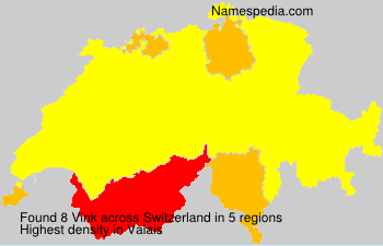 Surname Vink in Switzerland
