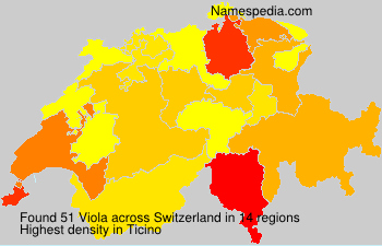 Surname Viola in Switzerland
