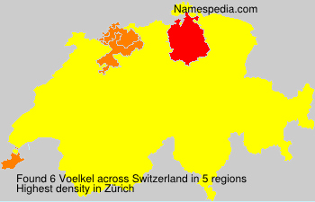 Surname Voelkel in Switzerland