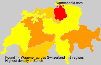 Surname Wagener in Switzerland