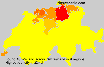 Surname Weiland in Switzerland