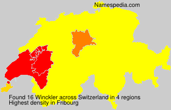 Surname Winckler in Switzerland