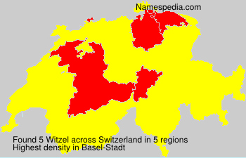 Surname Witzel in Switzerland