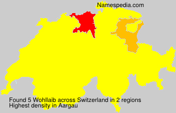 Surname Wohllaib in Switzerland
