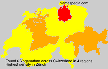 Surname Yoganathan in Switzerland