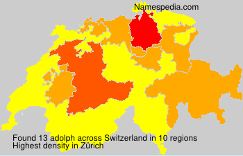 Surname adolph in Switzerland