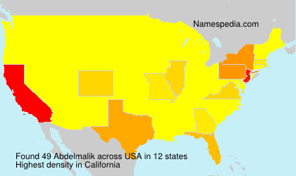 Surname Abdelmalik in USA