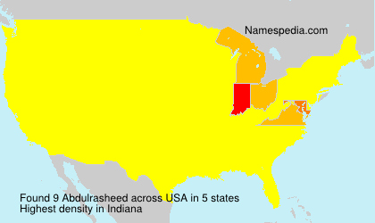 Surname Abdulrasheed in USA