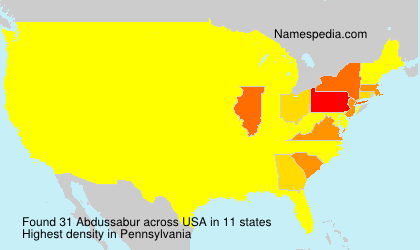Surname Abdussabur in USA
