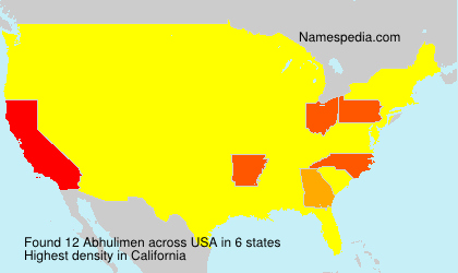 Surname Abhulimen in USA
