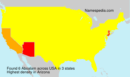 Surname Aboalam in USA