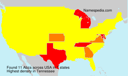 Surname Abza in USA