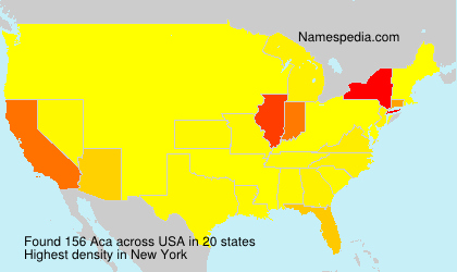 Surname Aca in USA