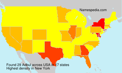 Surname Adbul in USA
