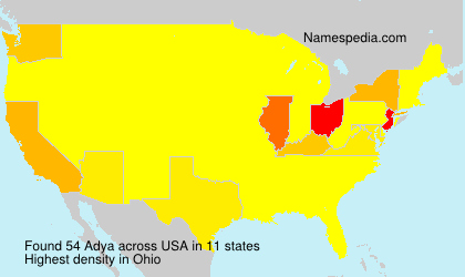 Surname Adya in USA