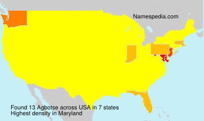 Surname Agbotse in USA