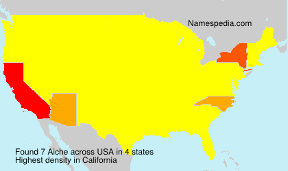 Surname Aiche in USA