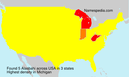 Surname Alasbahi in USA