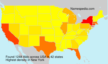 Surname Aldo in USA