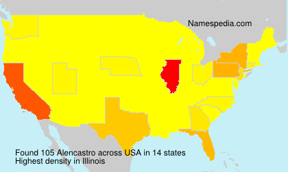 Surname Alencastro in USA