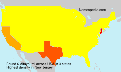 Surname Alfayoumi in USA