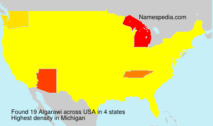 Surname Algarawi in USA