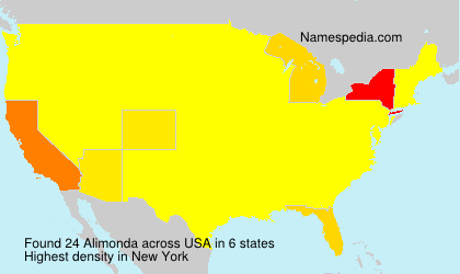 Surname Alimonda in USA