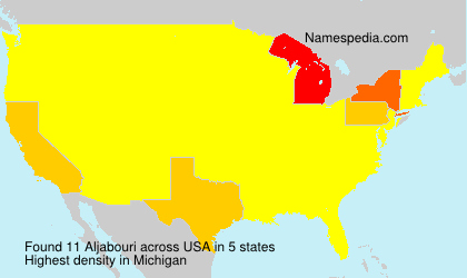 Surname Aljabouri in USA