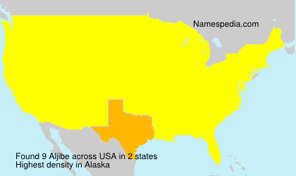 Surname Aljibe in USA