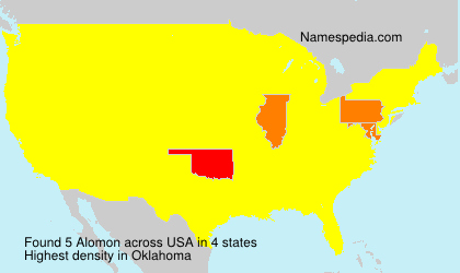 Surname Alomon in USA