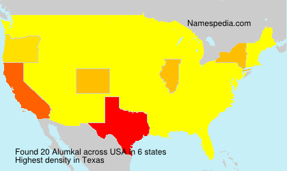 Surname Alumkal in USA