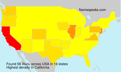 Surname Aluru in USA