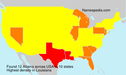 Surname Alzena in USA