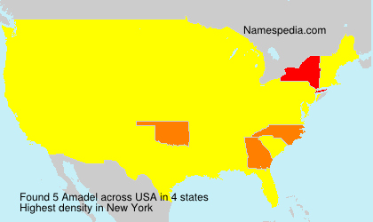 Surname Amadel in USA