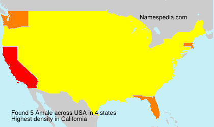 Surname Amale in USA