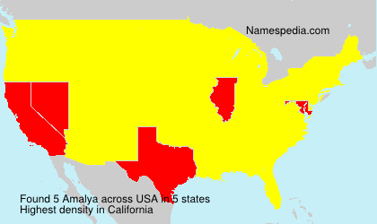 Surname Amalya in USA